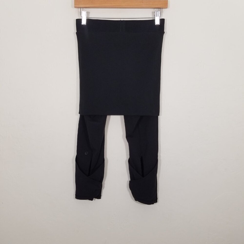 Lululemon Crop Leggings with Skirt Overlay - Picture 4 of 6